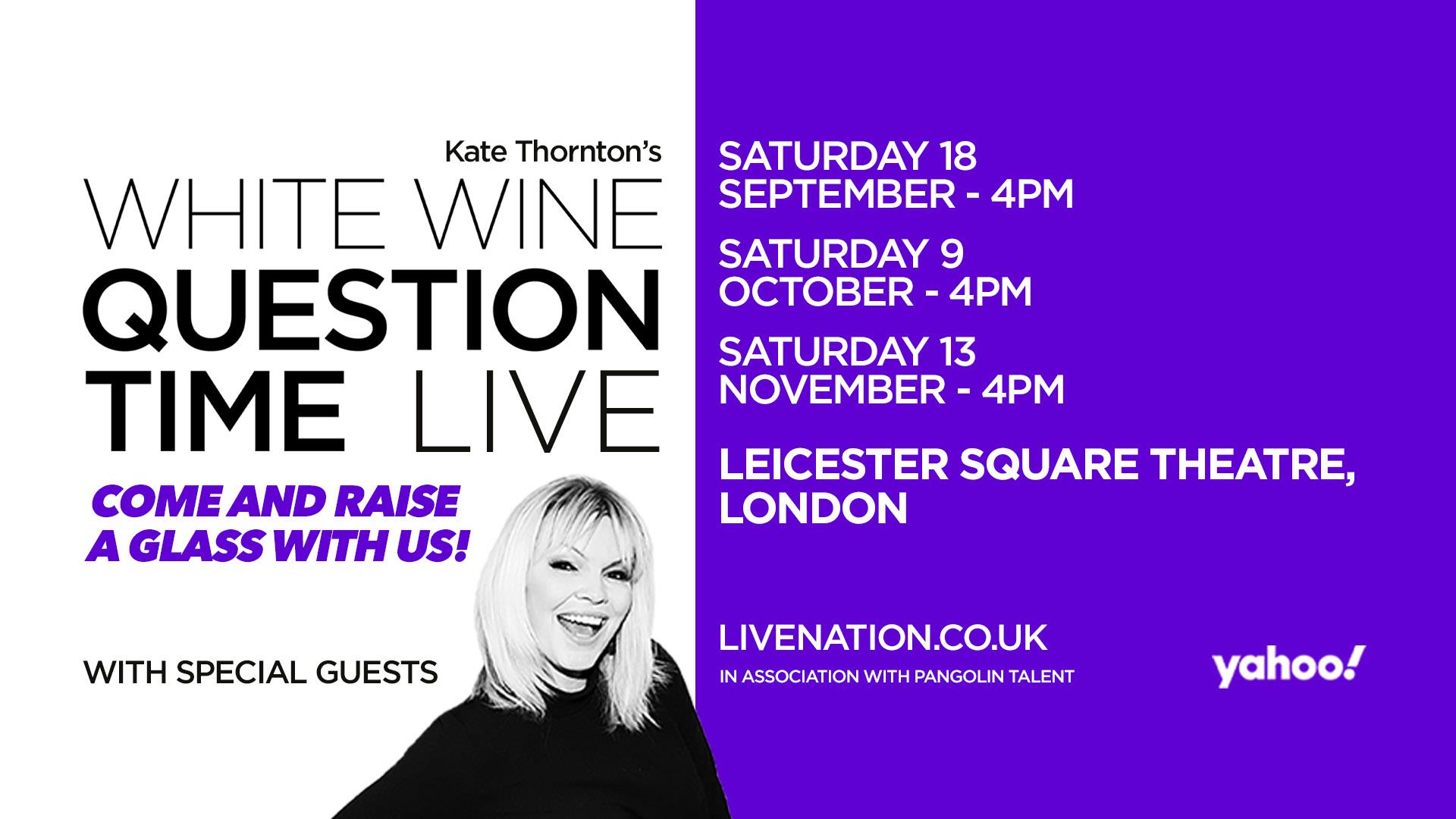 White Wine Question Time Tickets, Tour & Concert Information Live