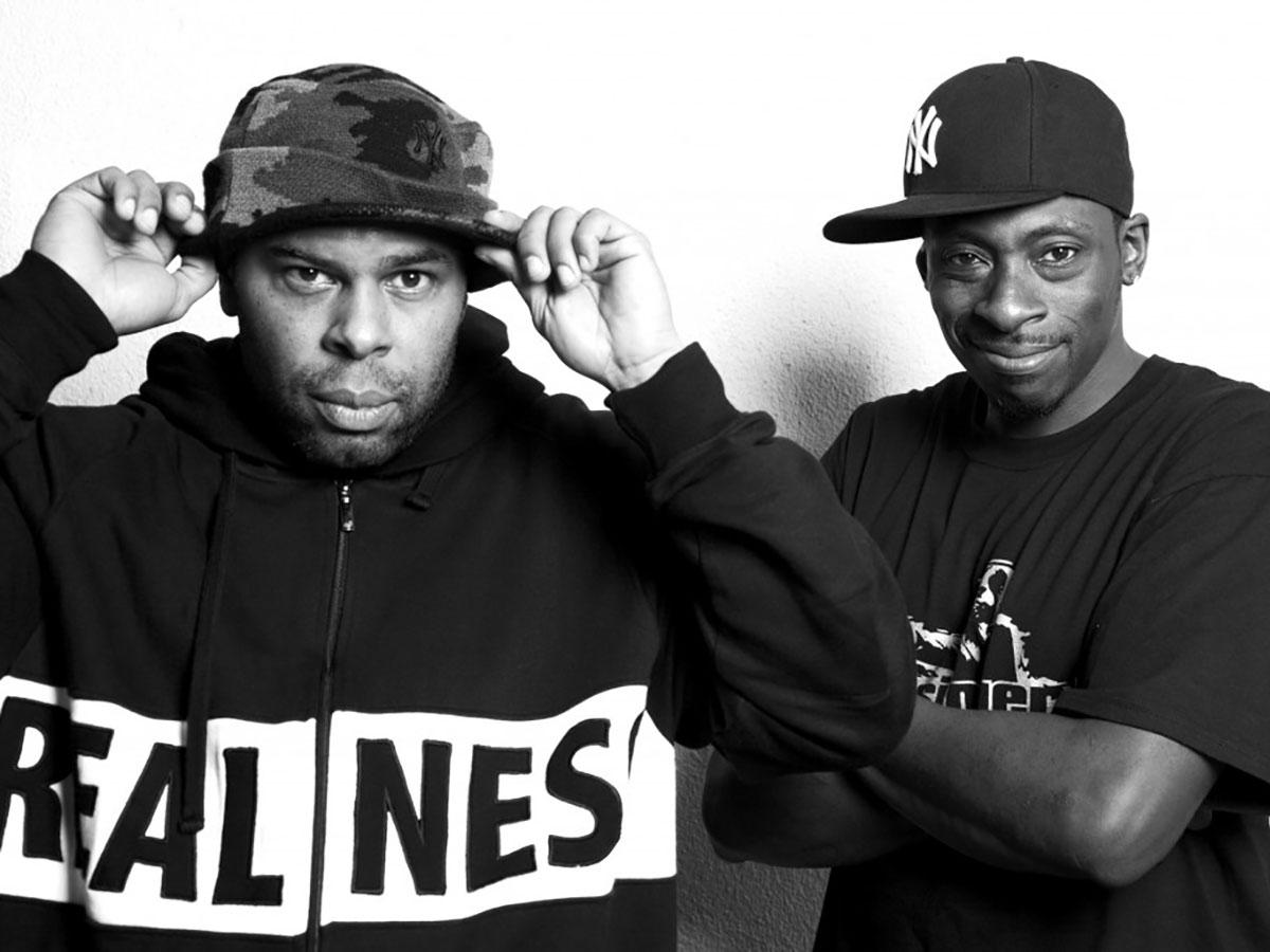 Toile Imprimée 110x70cm – Poster Pete Rock CL Smooth – Déco Musique PRCL-01