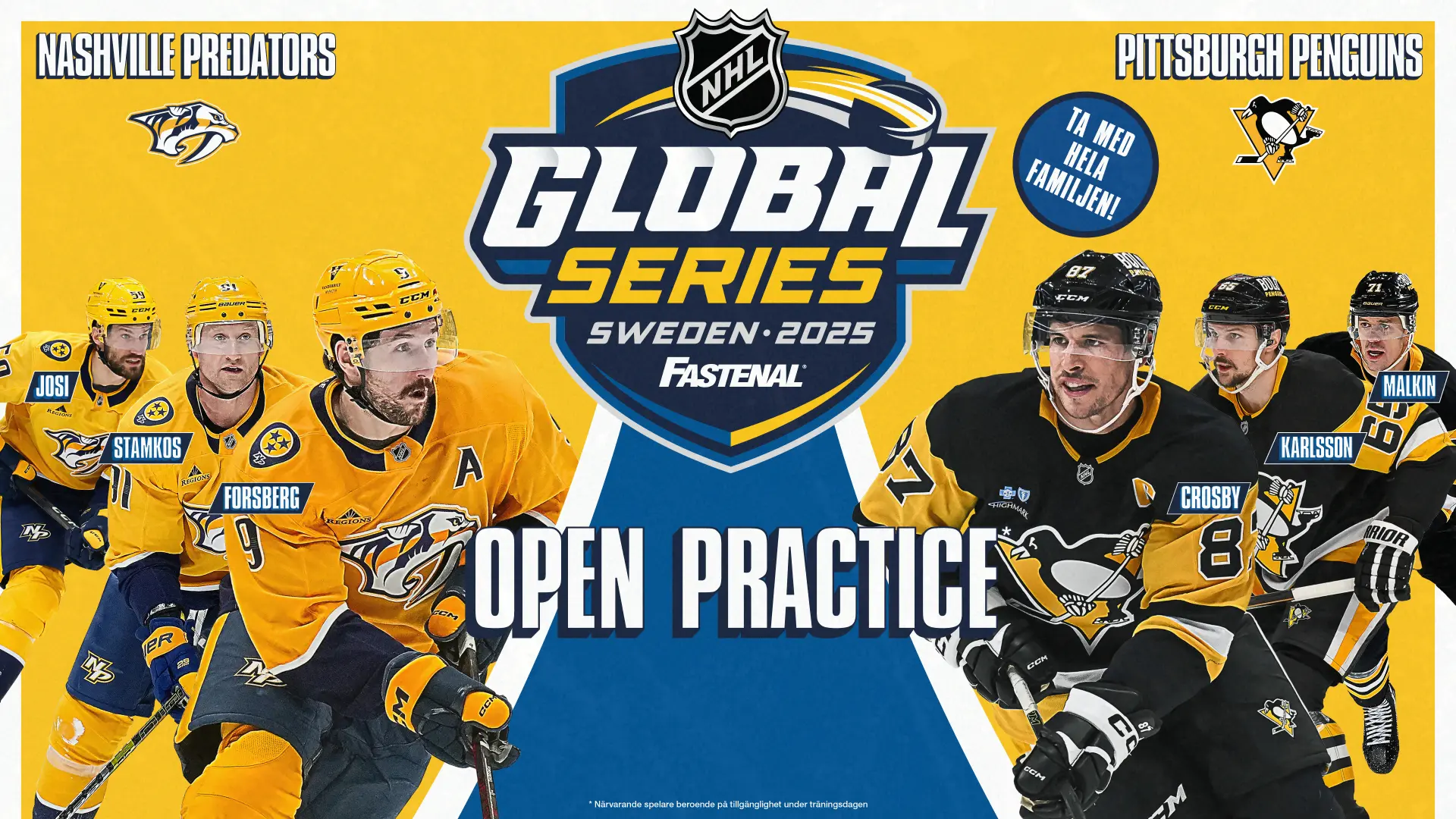 NHL global series 2025 Open Practice