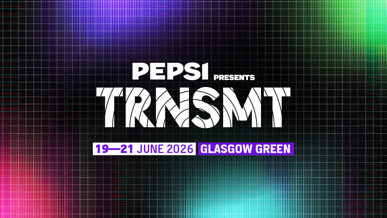 Graphic of Pepsi MAX presents TRNSMT with dates 19-21 June at Glasgow Green