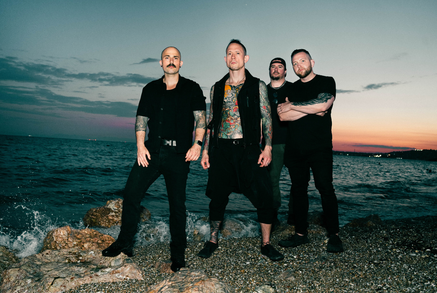 Press photo of band Trivium