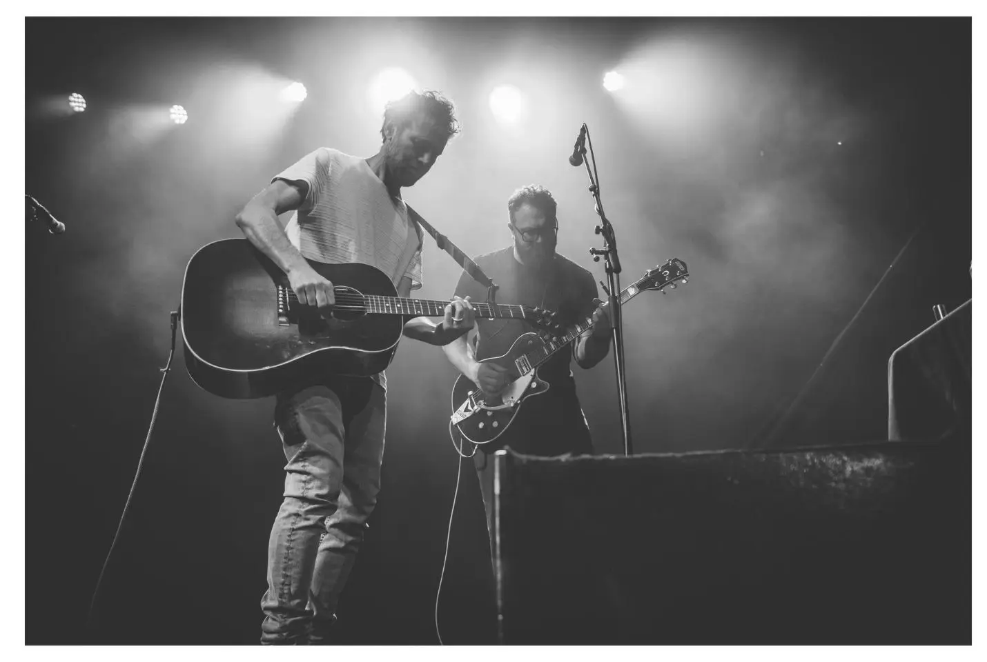 Ben Ottewell & Ian Ball on stage