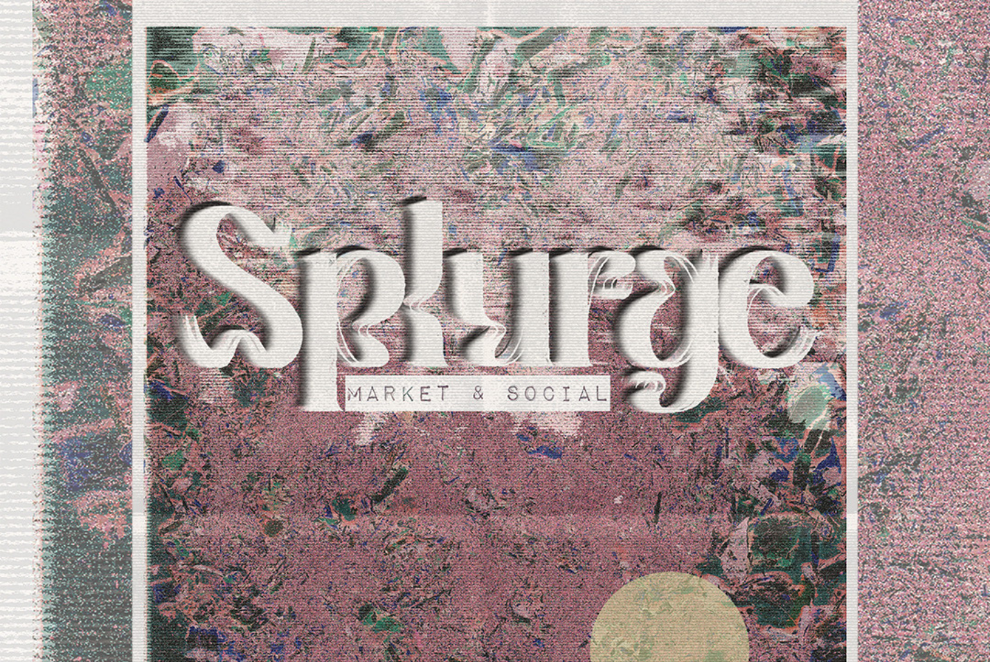 Splurge Market and Social Logo