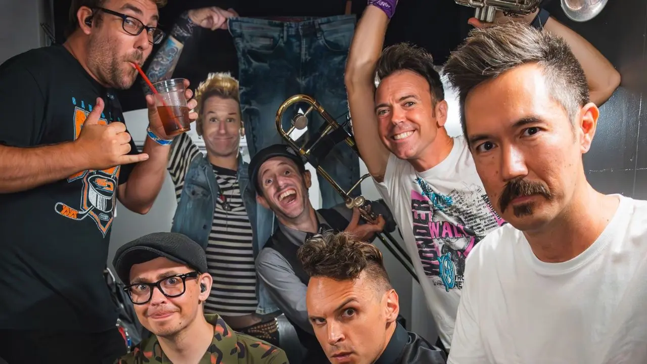 suburban legends with their instruments