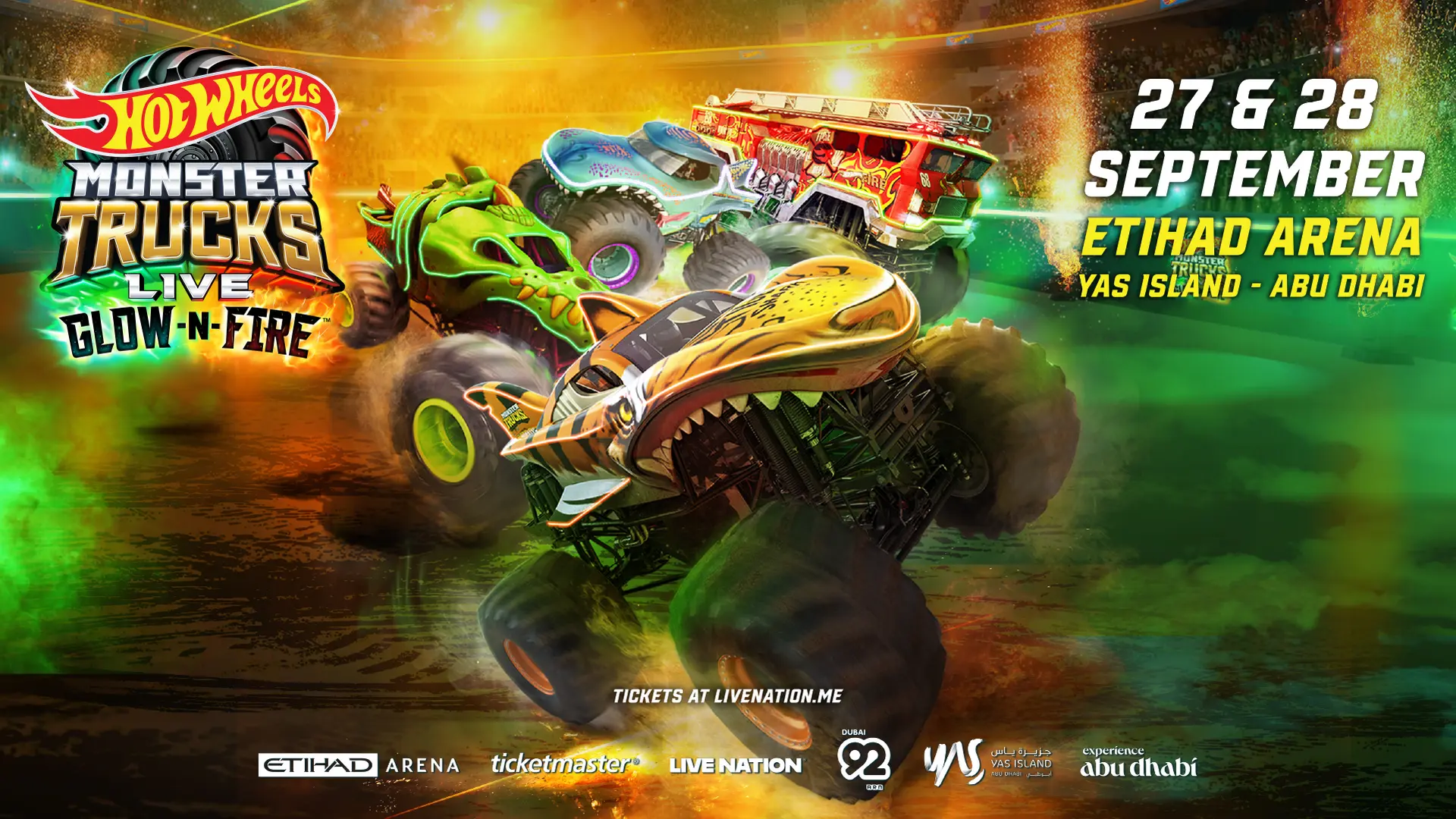 Hot wheels monster trucks poster