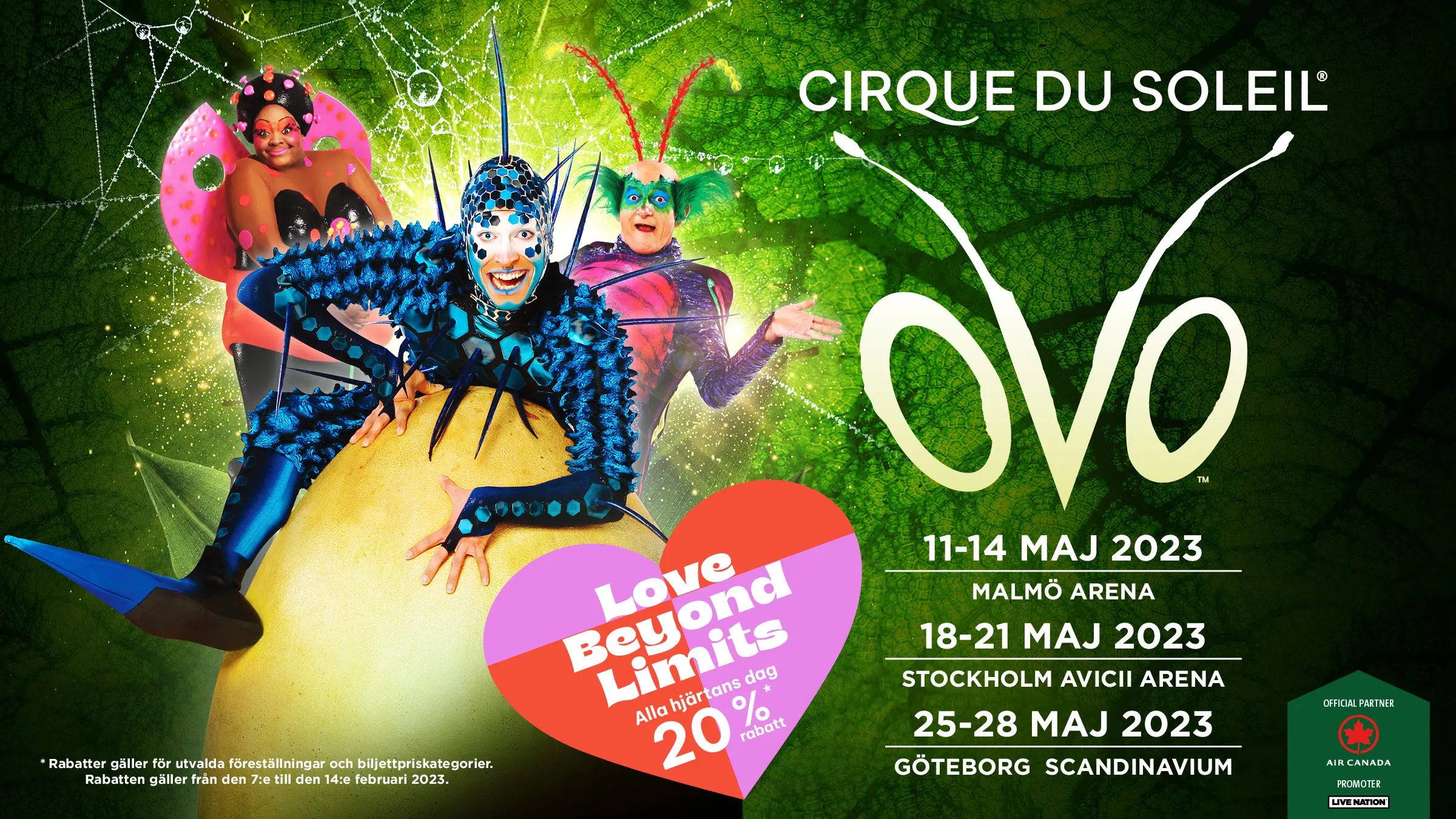 Cirque du Soleil Alla Hjärtans Dag