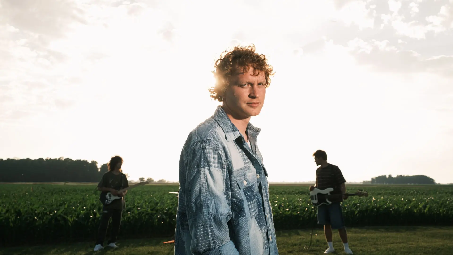 Knox in a field