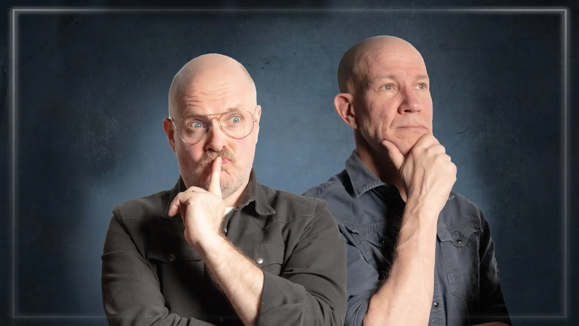 Pressebilde av Steinar Sagen og Henrik Elvestad