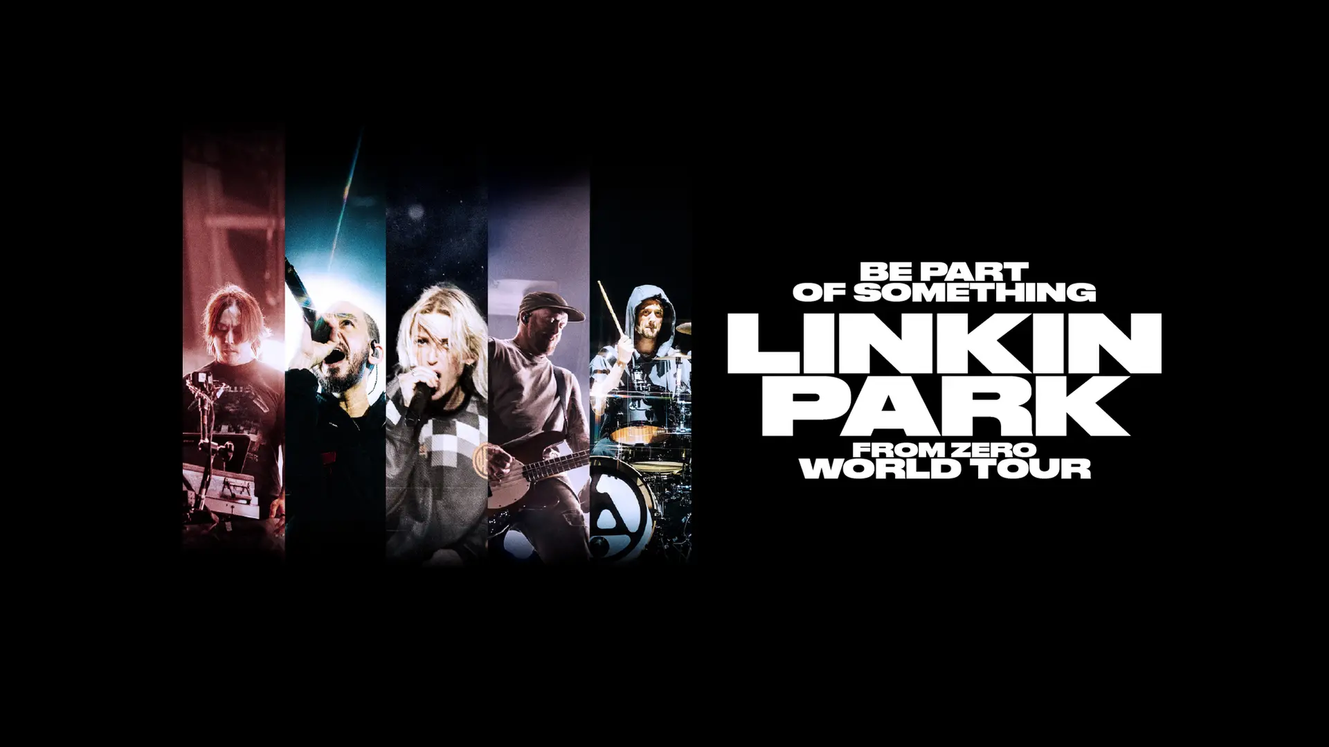 Linkin park live in dubai poster