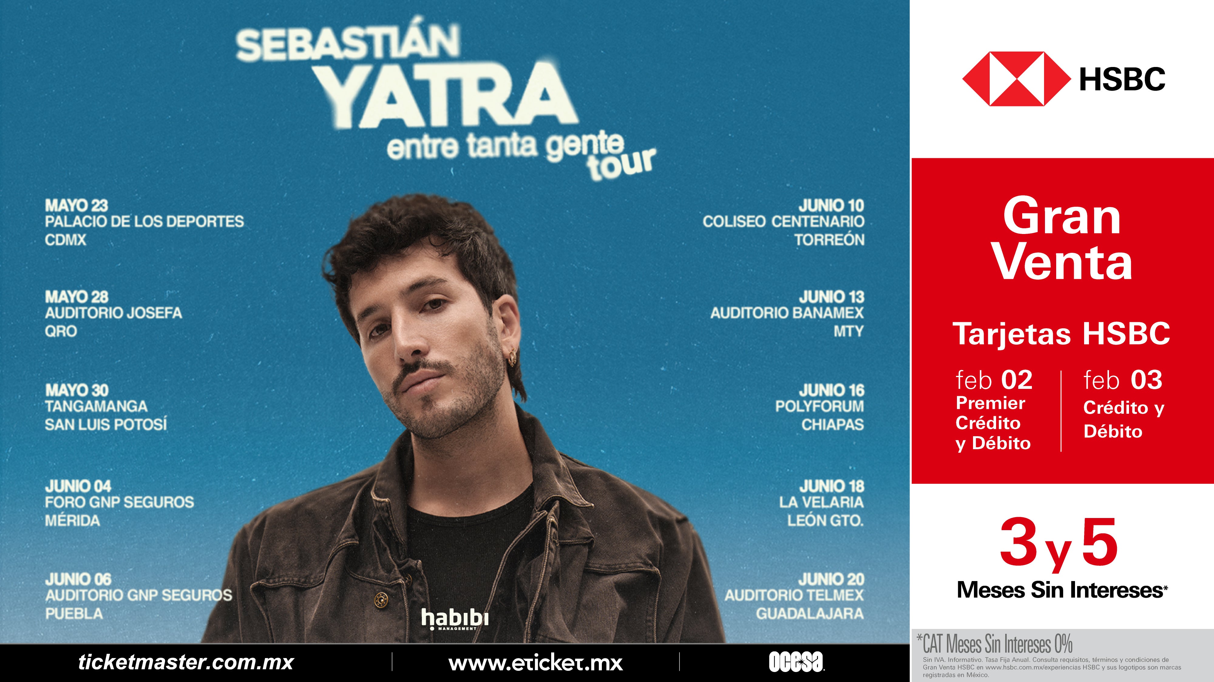 Sebastián Yatra: Entre Tanta Gente Tour