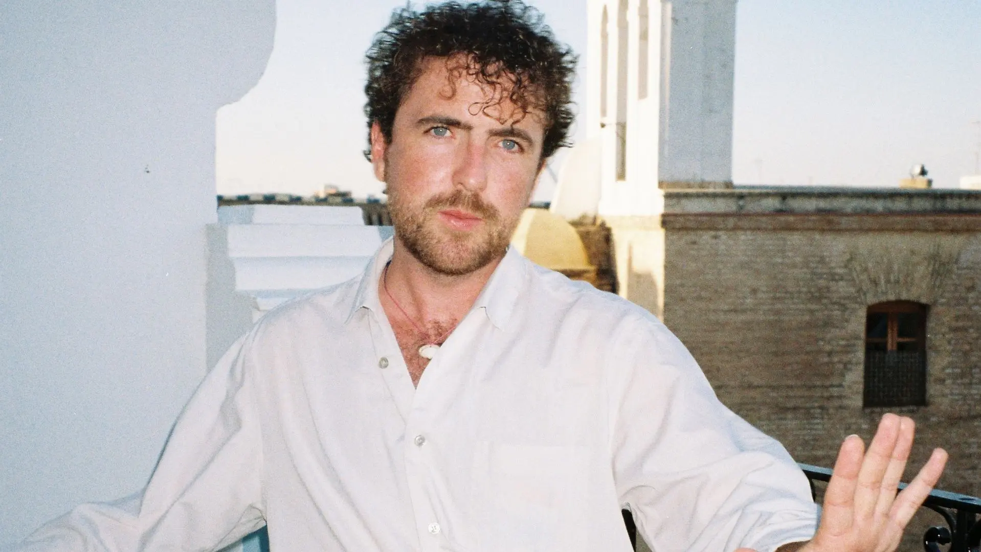 Michael McGovern in a white shirt