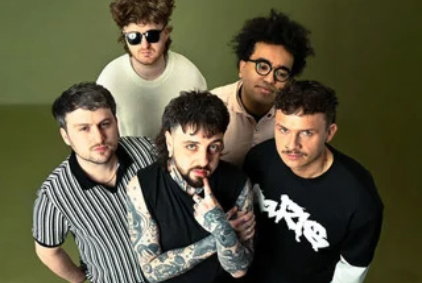 Press image of band Leazes
