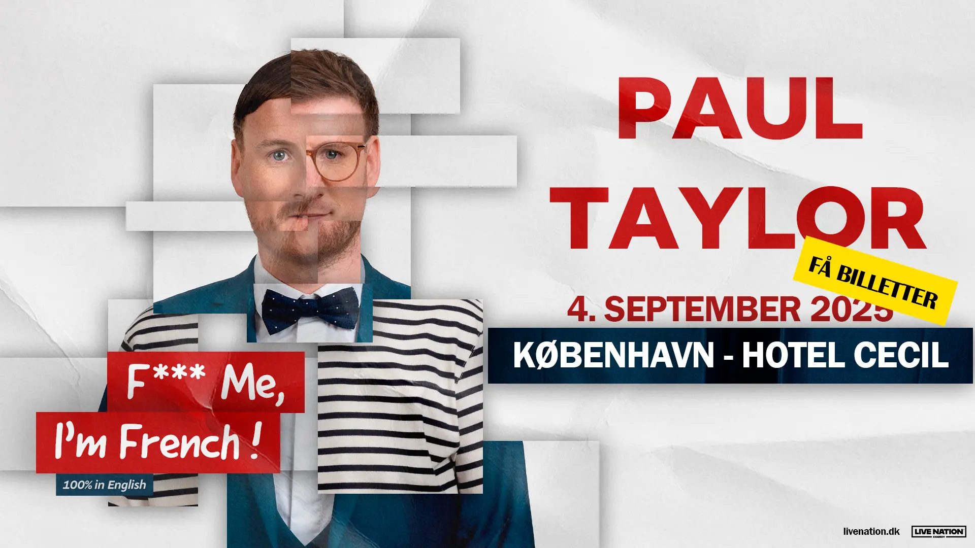 Artwork for Paul Taylor in DK FEW TIX