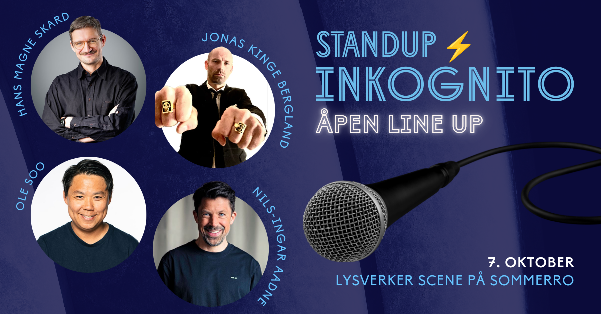 Bilde av Standup Inkognito