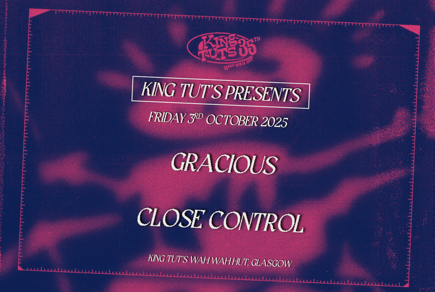 Pink promotion posters for King Tut's presents