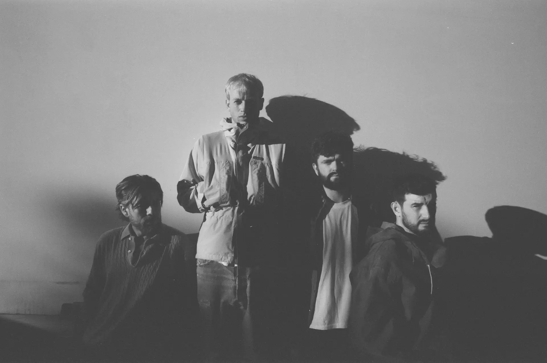 B&W image of the band Boxing Club
