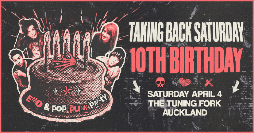 Taking Back Saturday 10th Birthday Tickets, Tour and Concert Dates ...