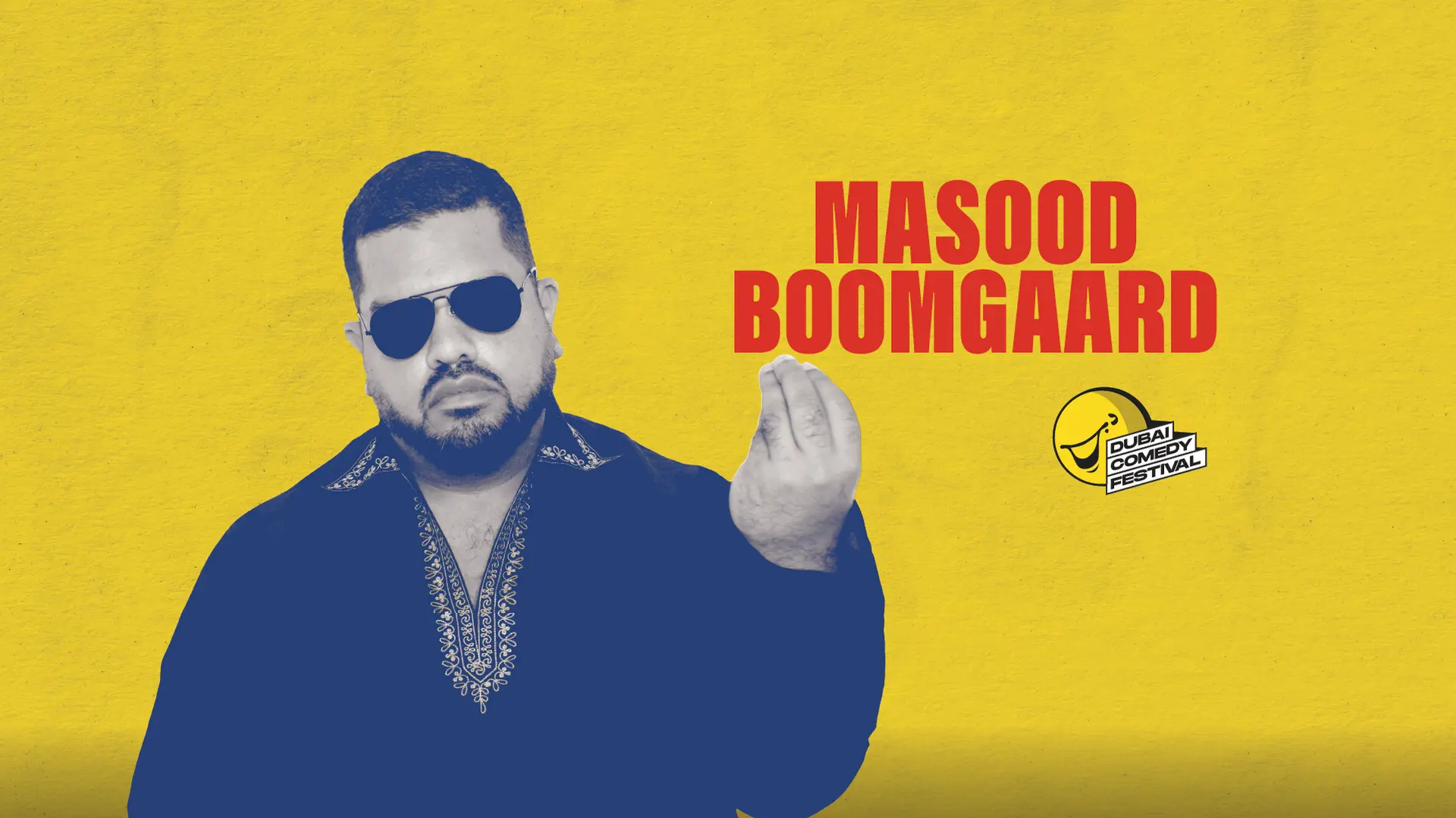 Masood Boomgaard Dubai show Poster