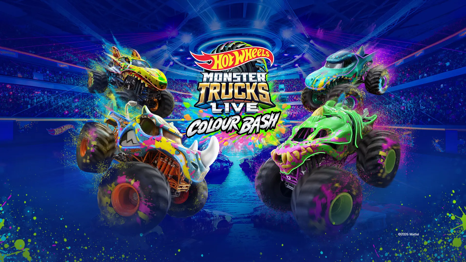 Hot Wheels Monster Trucks Live: Colour Bash