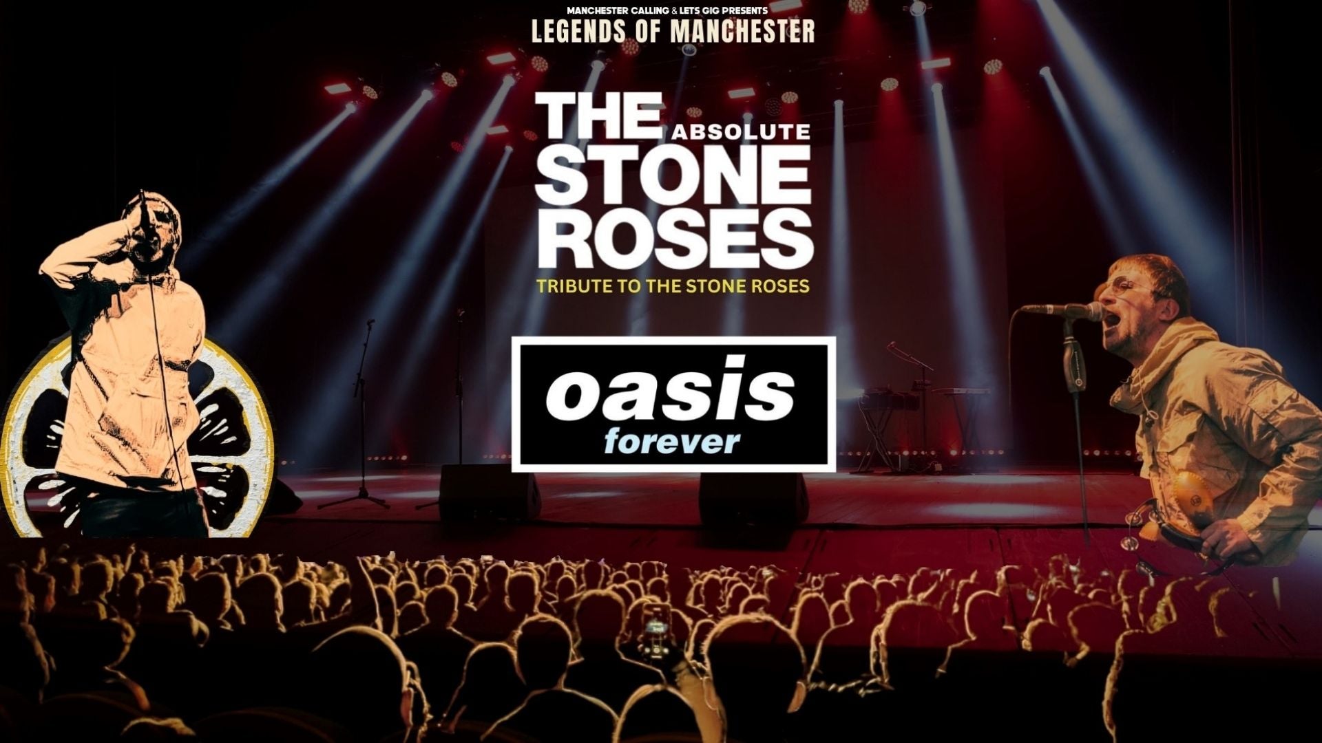 洋楽 ManchesterCDbox oasis stone roses others Legends Of Manchester, Oxford, Sat, 09 May 2026, 18:30, Tickets