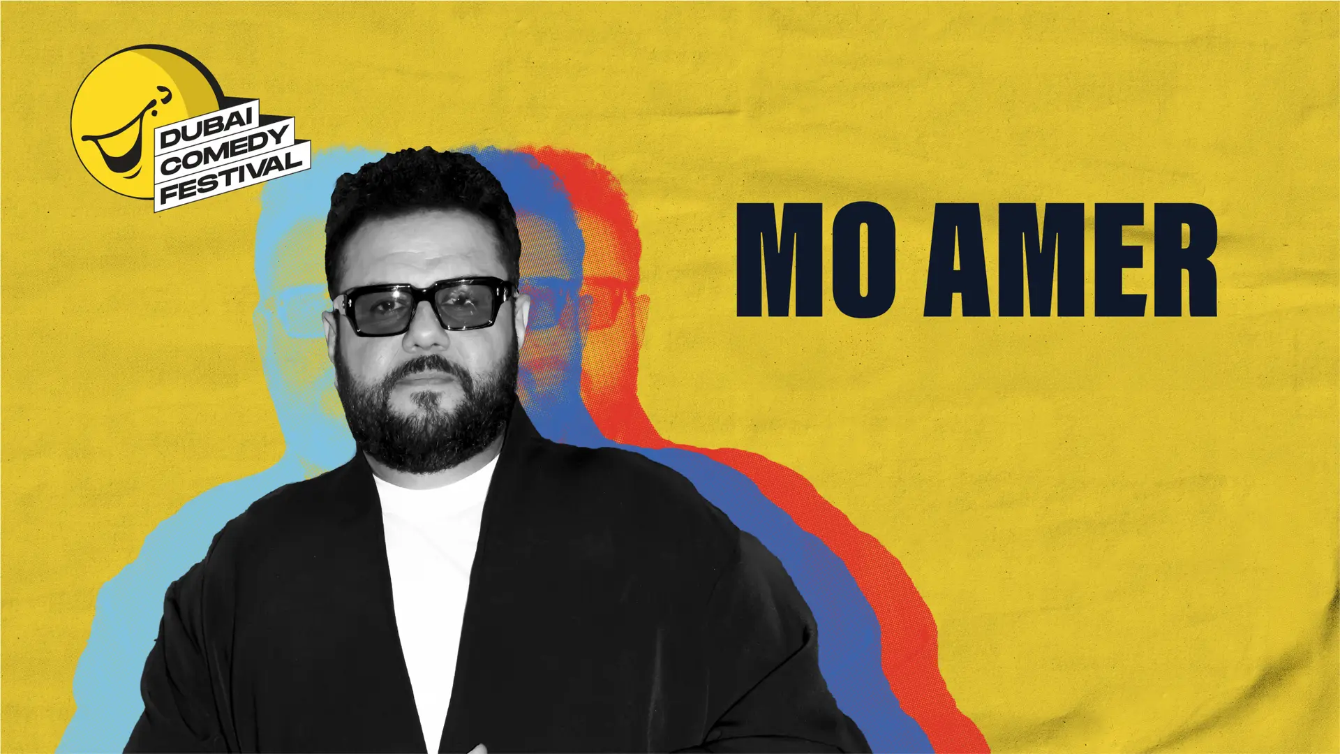 Mo Amer Dubai show poster