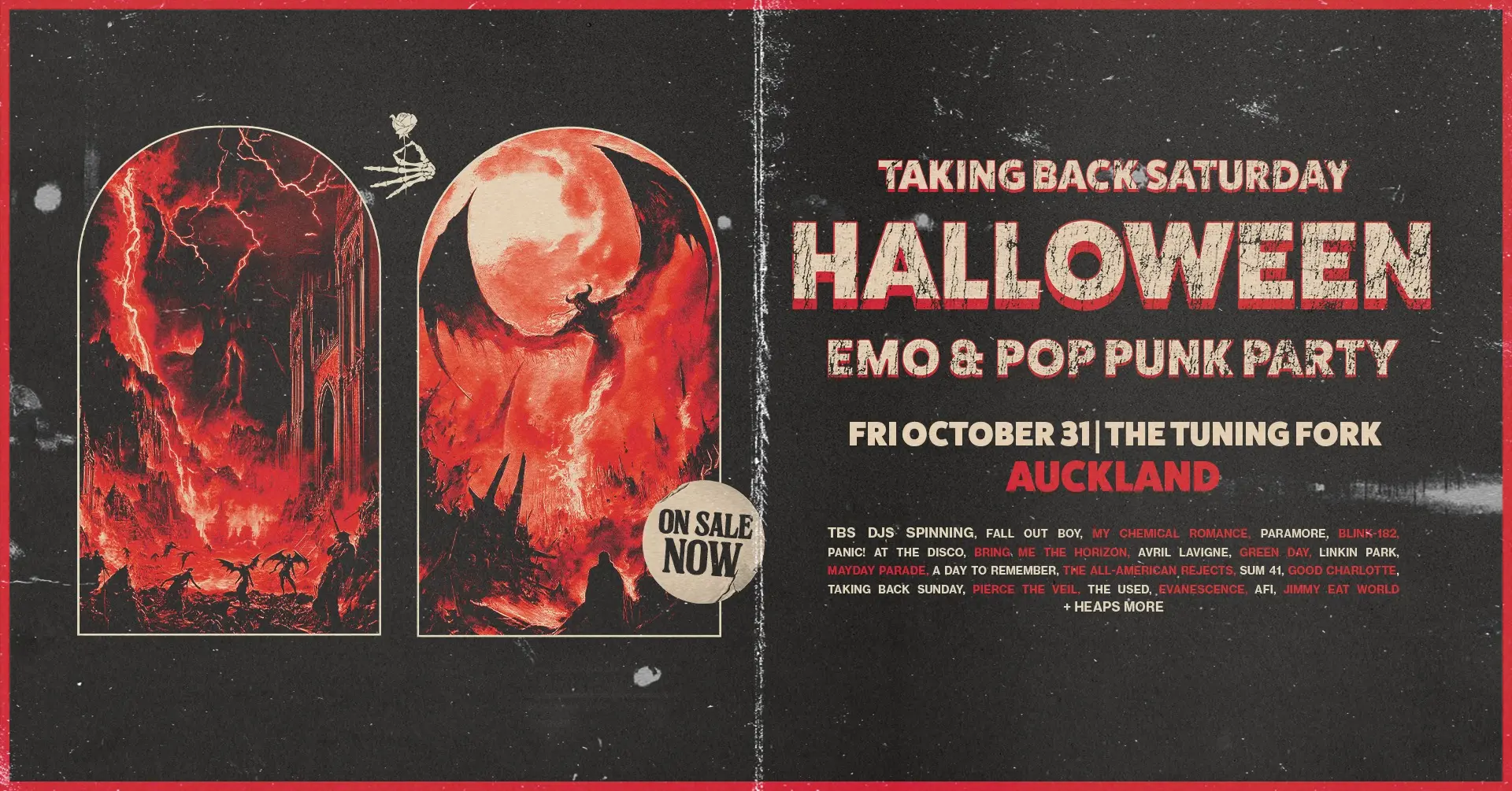 Taking Back Saturday Halloween: Emo & Pop Punk Party