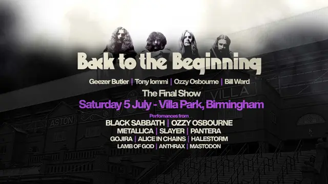 ozzy osbourne back to the beginning live stream