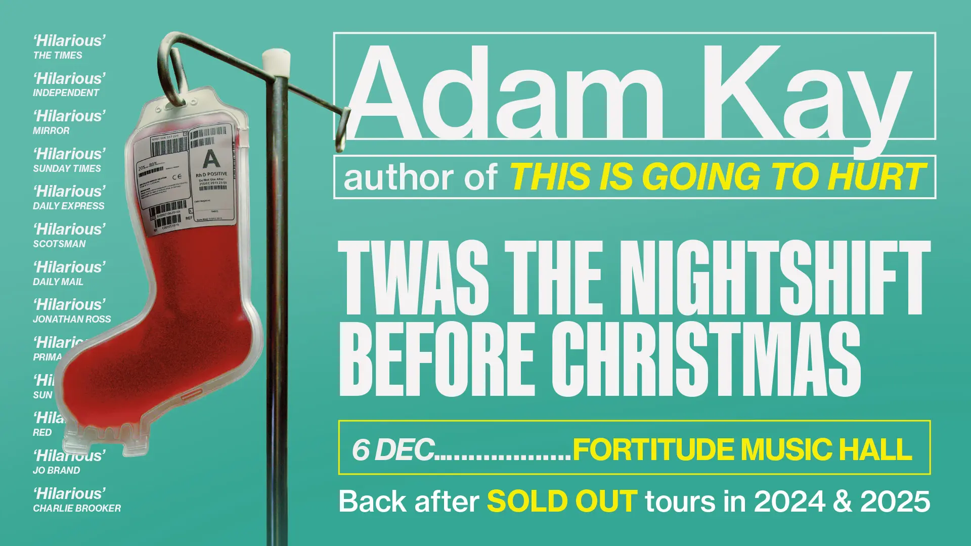 Adam Kay Twas the Nightshift Before Christmas