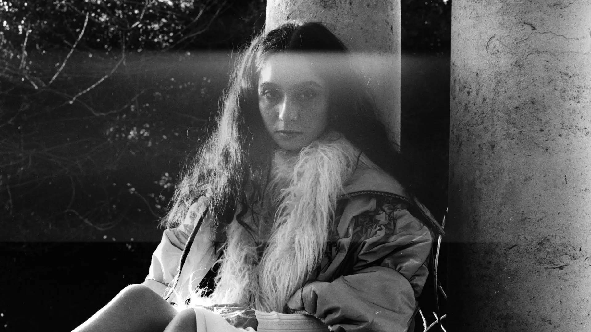 Black & white image of Jasmine Jethwa
