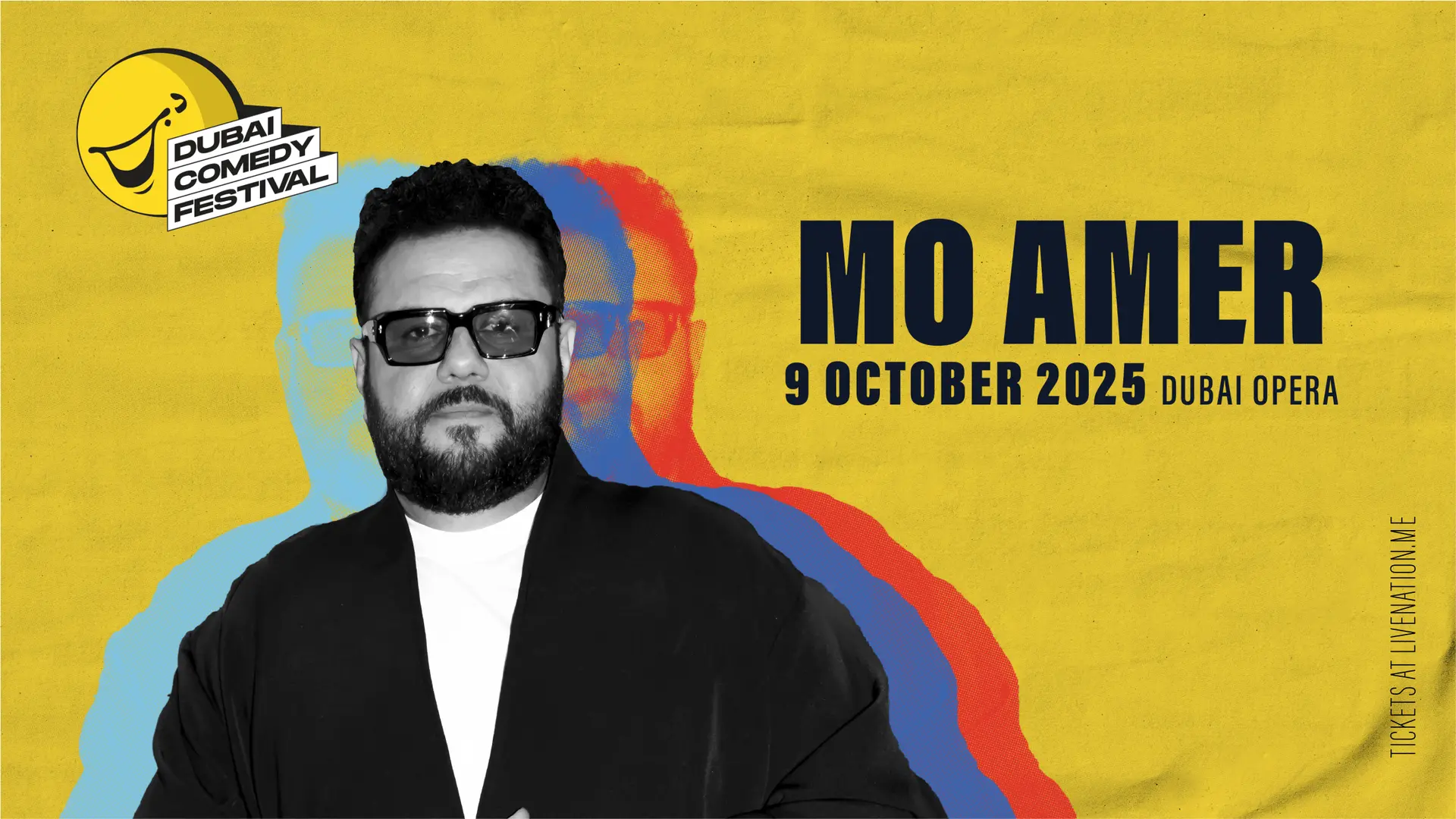 Mo Amer live in Dubai poster