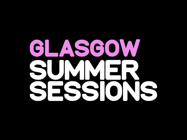 Glasgow Summer Sessions logo on black background